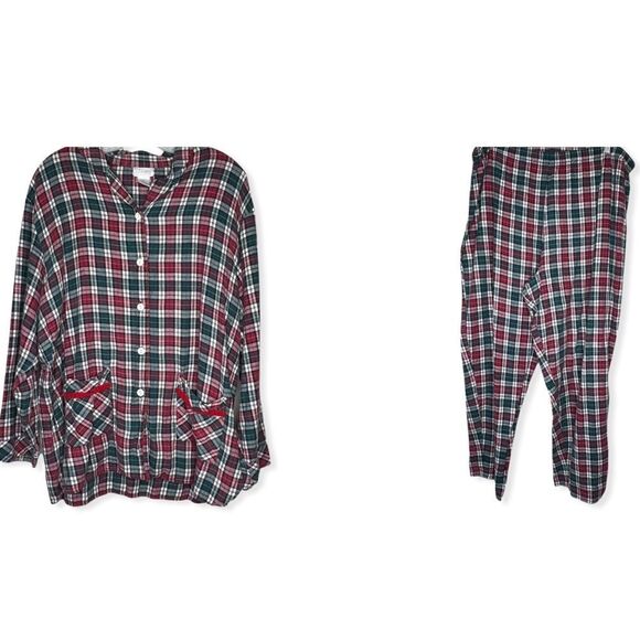 Adonna Plaid Pajama‎ Set - Picture 1 of 12